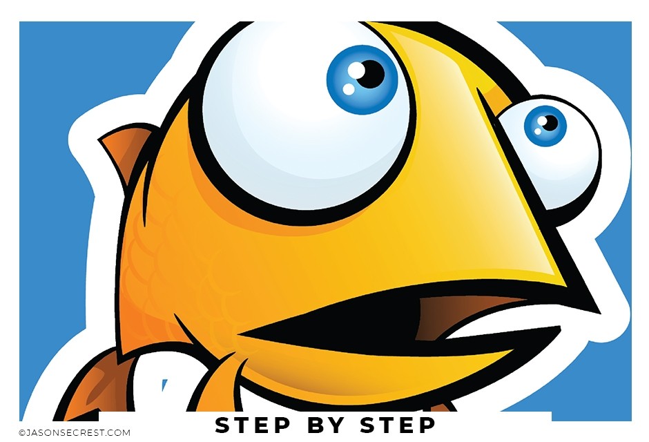 adobe illustrator step by step fish tutorial