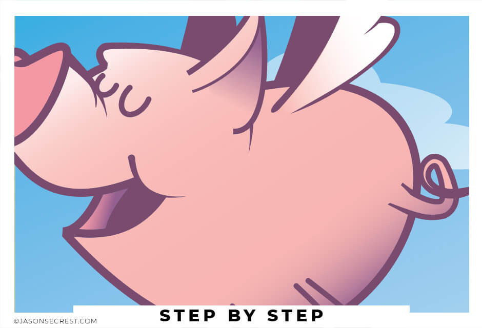 beginner adobe illustrator tutorial pig