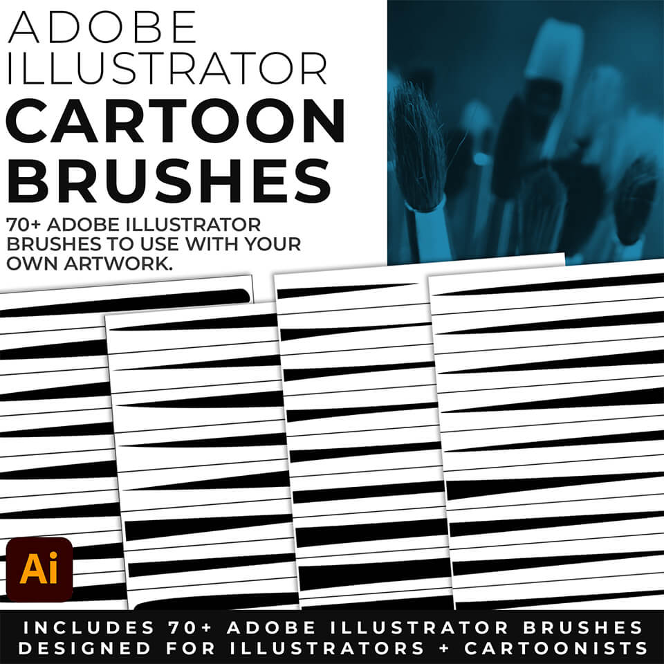 cartoon brush set