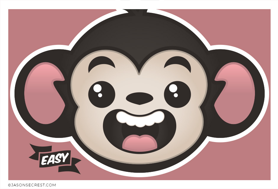 beginner adobe illustrator tutorial monkey