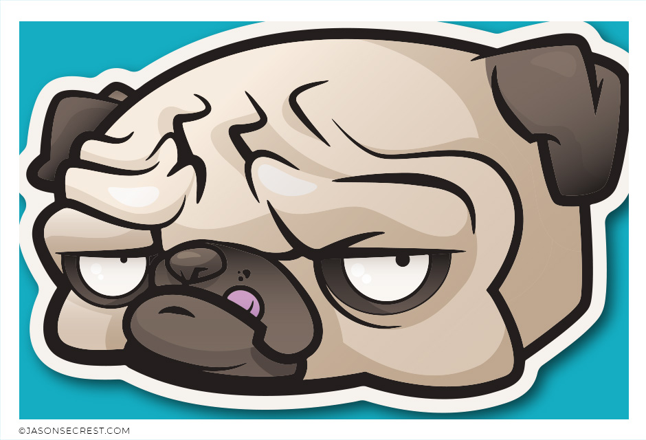 beginner adobe illustrator tutorial pug