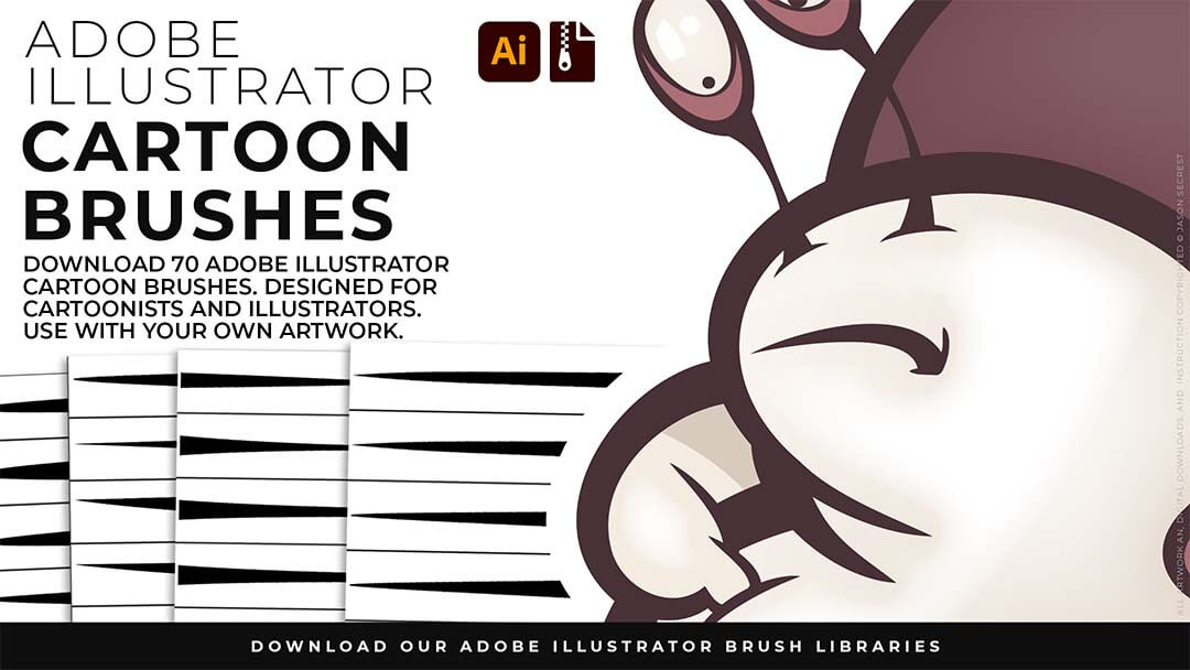 cartoon brushes bunny