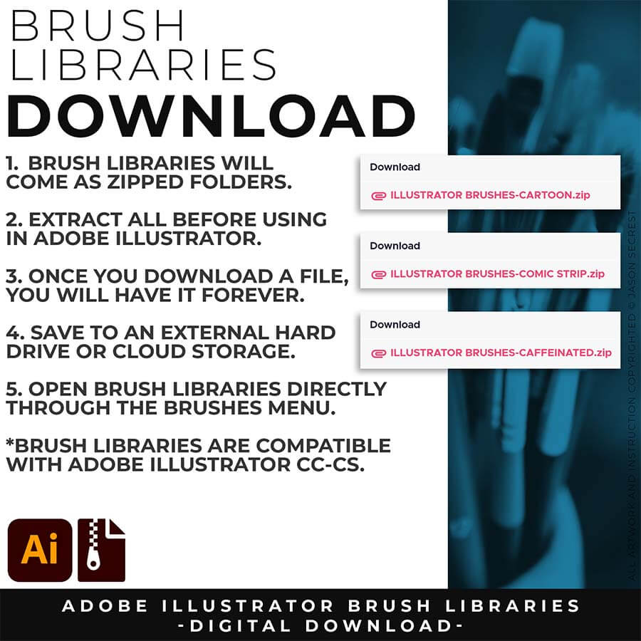 mascot brush set