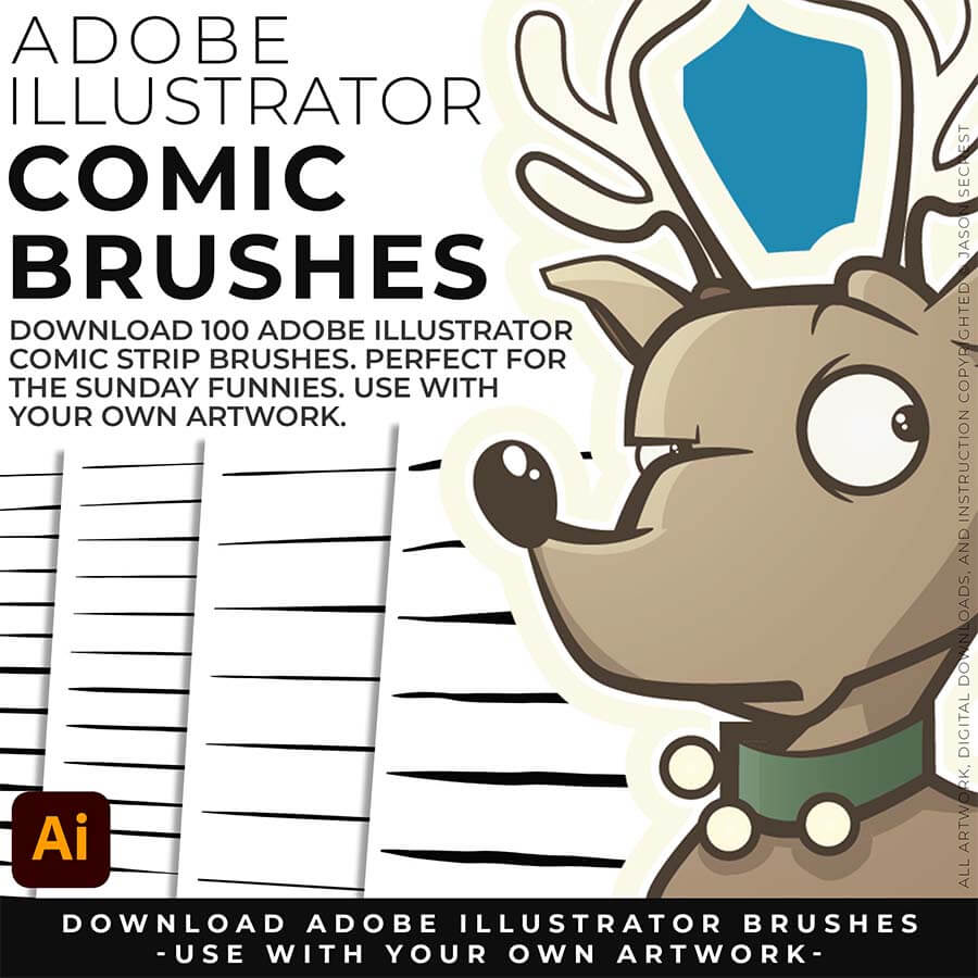 cartoon brushes bunny